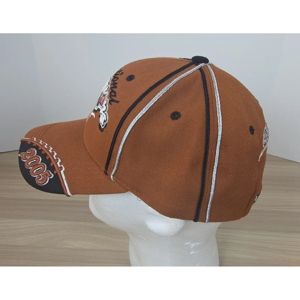 UT Texas Longhorns National Champions 2005 Hat One‎ Size Fits All Orange - Picture 2 of 8